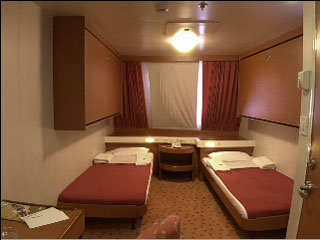 Minoan Lines - HighSpeed ferries : Ariadne Palace < < 2 Bed Cabin - with window > >